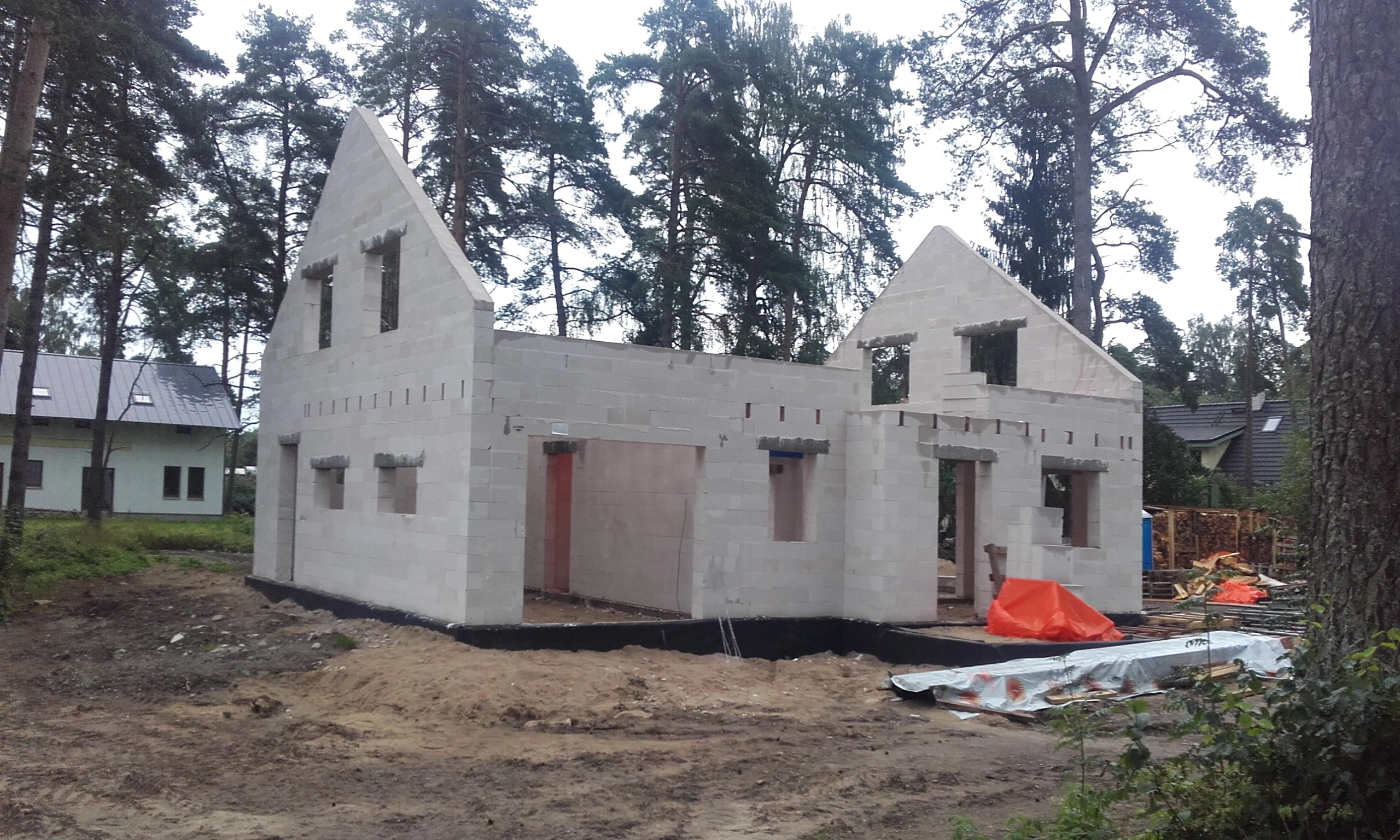 Eramaja müüritööd